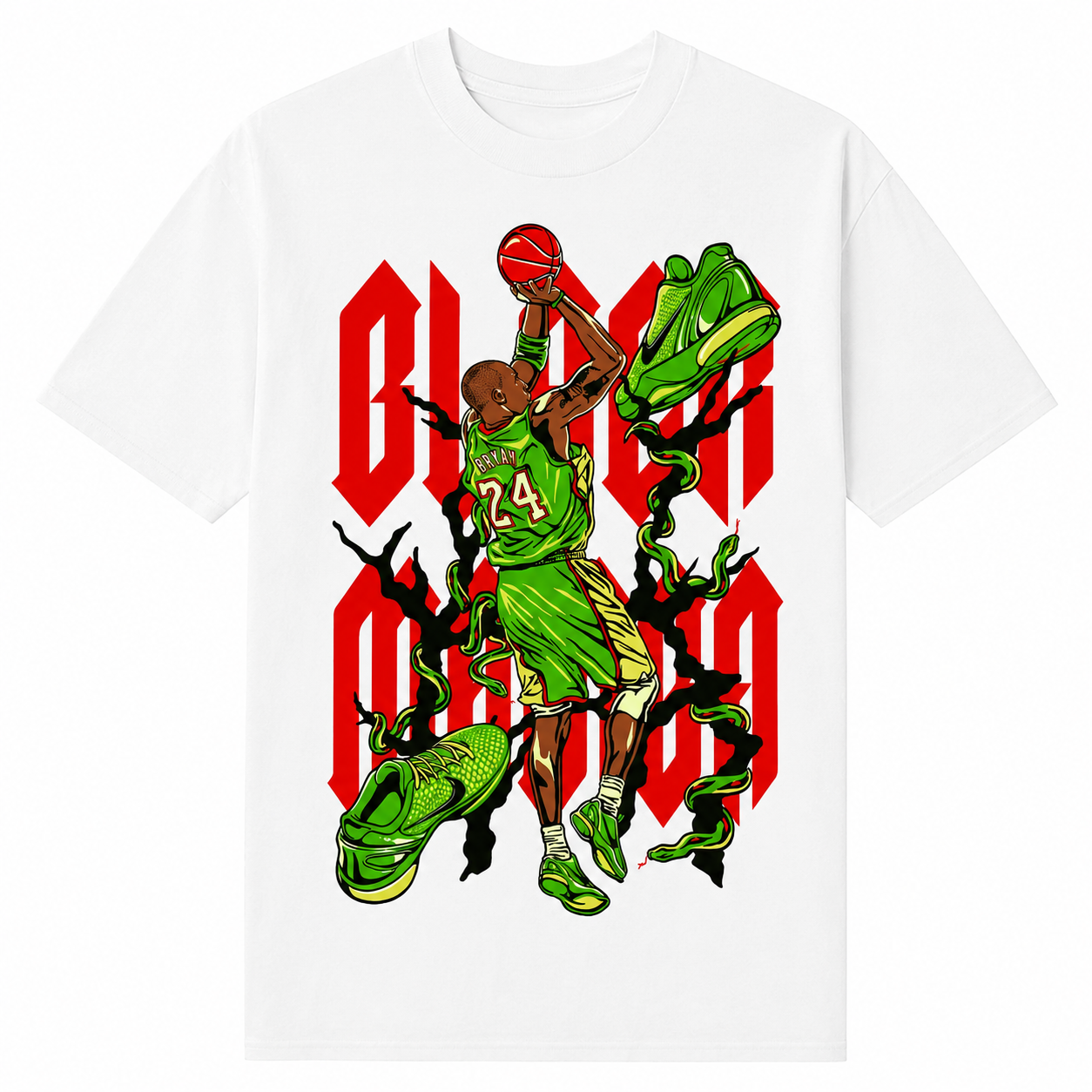 Mamba Kobe Grinches White T-shirt