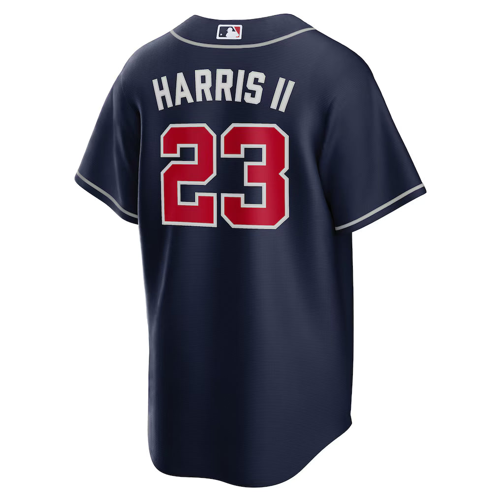 Men's Atlanta Braves Michael Harris II Navy Alternate, 2nd Replica Jersey