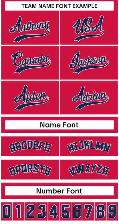Custom White Red-White Authentic Baseball Jersey