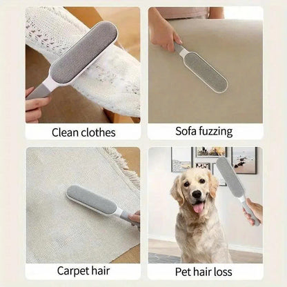 Double-Sided Electrostatic Pet Hair & Lint Remover Brushopy)