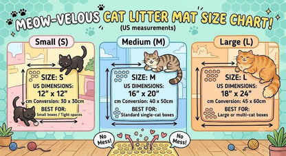 Double Layer Honeycomb Cat Litter Mat – Waterproof & Washable