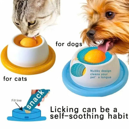 Interactive Dog Licking Toy & Slow Feeder Bowl