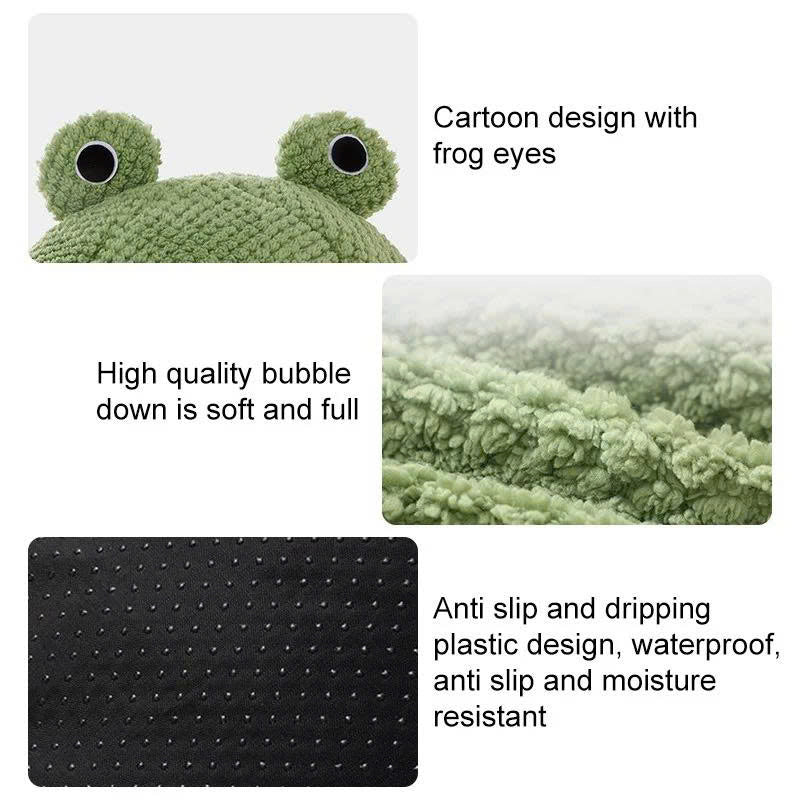 Semi-Enclosed Frog Shaped Winter Warm Pet Bed House