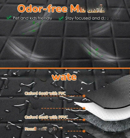 Waterproof Dog Car Seat Cover Hammock for Cars, Trucks, and SUVs