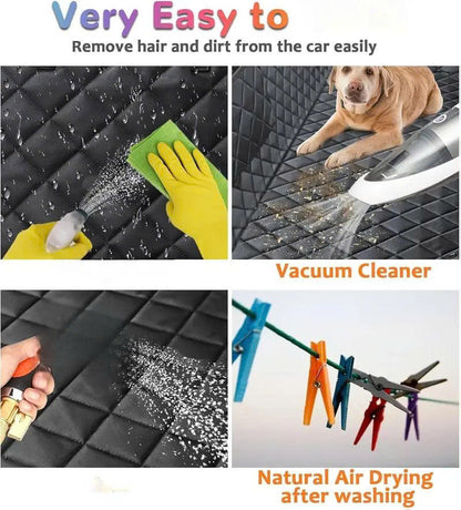 Waterproof Dog Car Seat Cover Hammock for Cars, Trucks, and SUVs