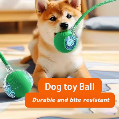 Smart Interactive Pet Ball Toy with Faux Tail – Automatic & Rechargeable