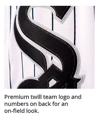 Men's Chicago White Sox Eloy Jimenez White Home Replica Player Name Jersey