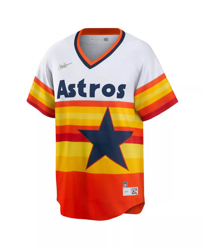 Men's Houston Astros Nolan Ryan White Home Cooperstown Collection Player Jersey