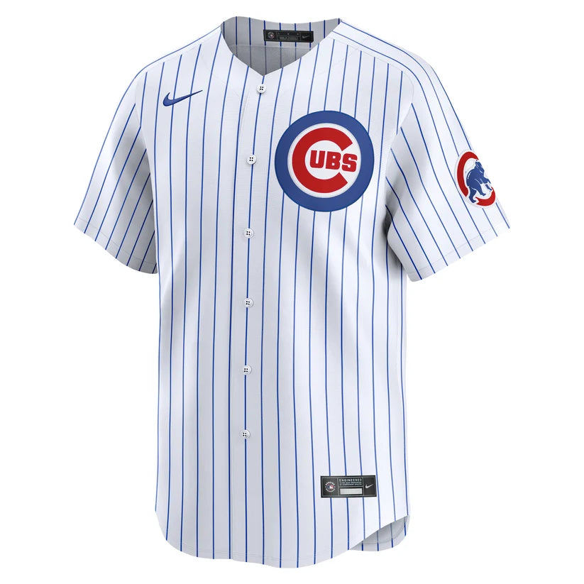Men's Chicago Cubs Alex Bregman Nike White Home Replica Jersey