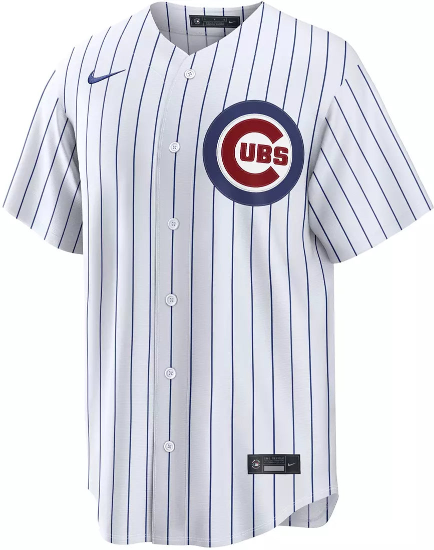 Youth Chicago Cubs Dansby Swanson Nike White Home Game Player Jersey