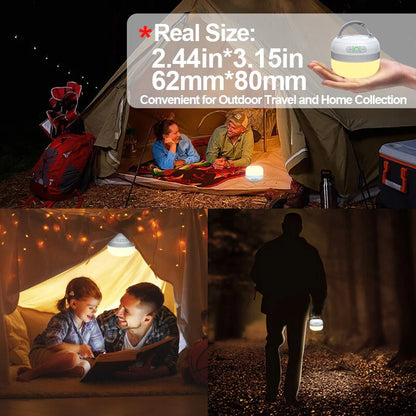 Portable Camping Light USB-C 230 Hours 5200 mAh Power bank