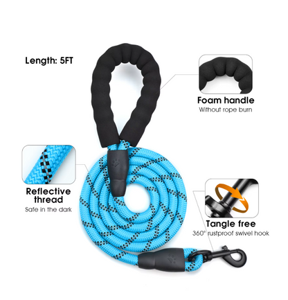 Escape-Proof No Pull Dog Harness and Leash Set