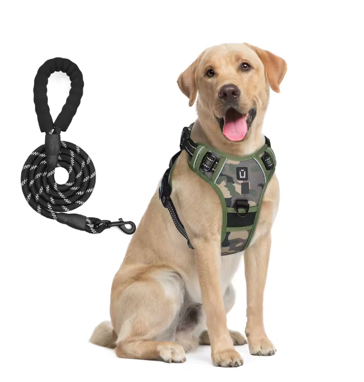 Escape-Proof No Pull Dog Harness and Leash Set