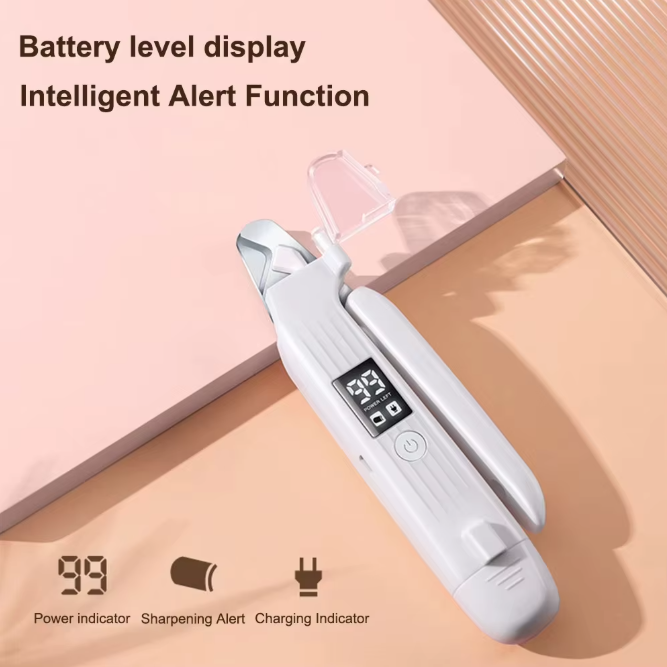 2-in-1 Electric Pet Nail Trinder & Grinder with Dual LED Lights
