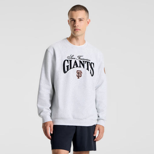 Men's San Francisco Giants lululemon Heathered Core Ultra Light Grey Steady State Sweatshirt