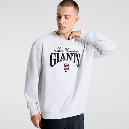Men's San Francisco Giants lululemon Heathered Core Ultra Light Grey Steady State Sweatshirt