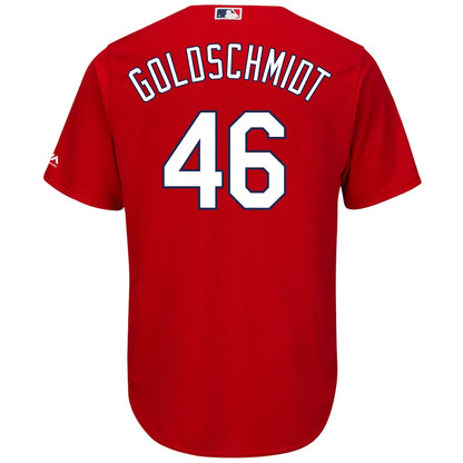Men's St. Louis Cardinals Paul Goldschmidt Majestic Scarlet Alternate Official Cool Base Player Jersey