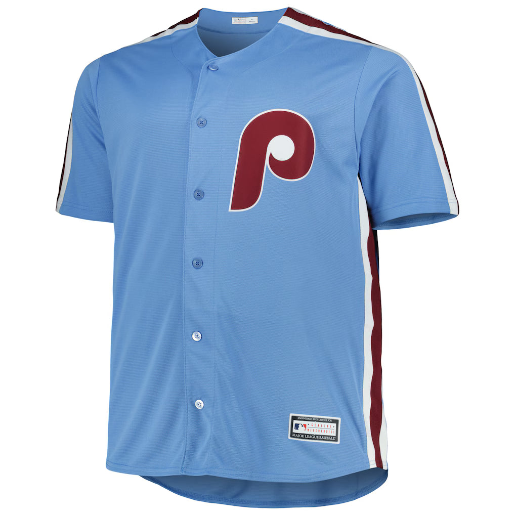 Men's Philadelphia Phillies Castellanos Light Blue Big & Tall Replica Player Jersey
