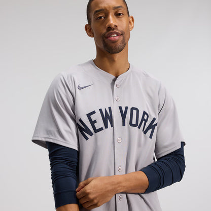Men's Aaron Judge Gray New York Yankees Road Limited Player Jersey