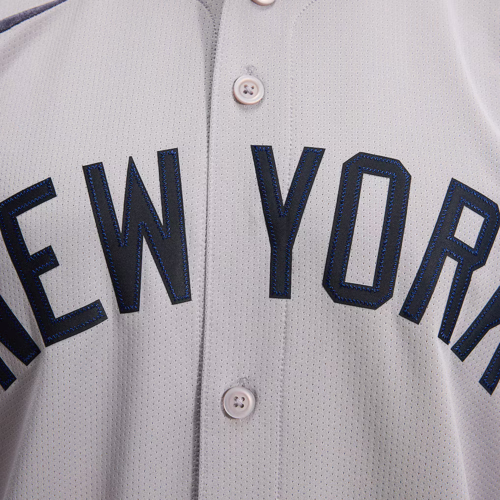 Men's Aaron Judge Gray New York Yankees Road Limited Player Jersey