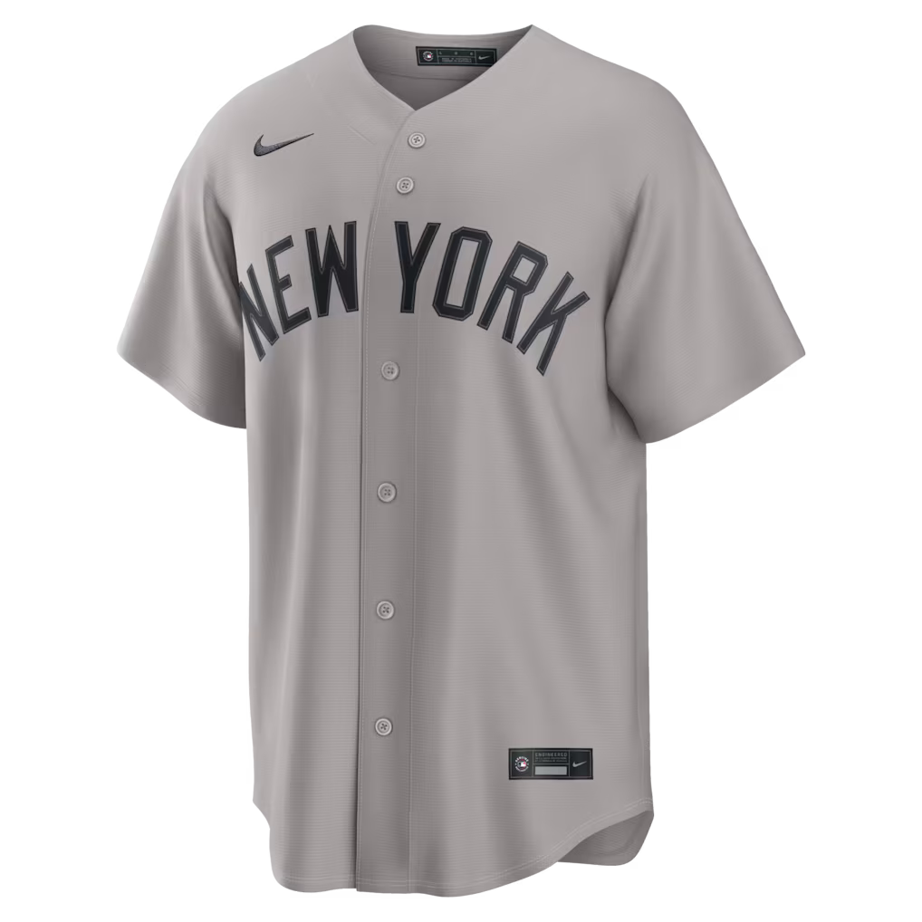 Men's New York Yankees Aaron Judge Gray Road Replica Jersey
