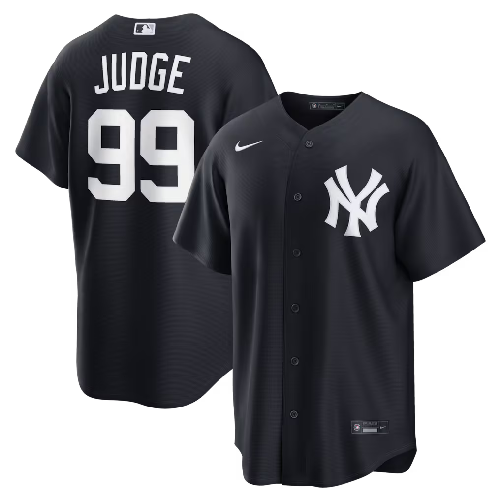 Men's New York Yankees Aaron Judge Navy Alternate Replica Jersey
