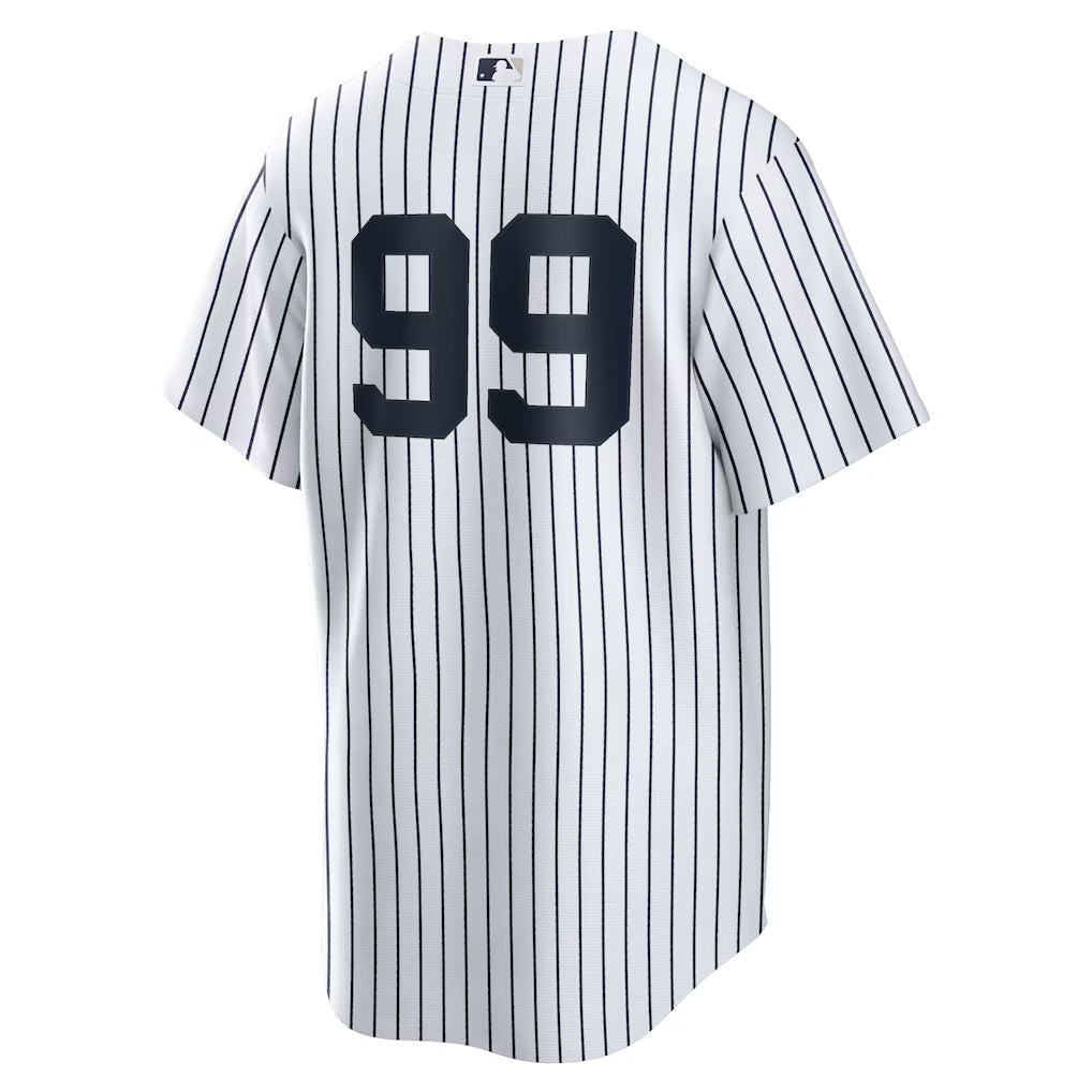 Men's New York Yankees Aaron Judge Nike White Home Replica Player Name Jersey