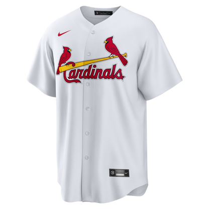 Men's St. Louis Cardinals Albert Pujols White Home Retired Player Replica Jersey