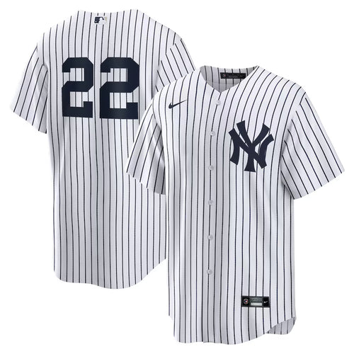 Men's New York Yankees Ben Rice Nike White Home Replica Jersey