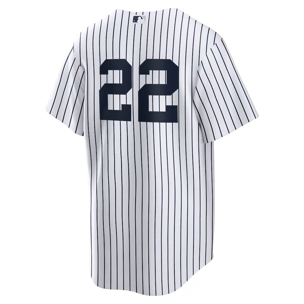 Men's New York Yankees Ben Rice Nike White Home Replica Jersey