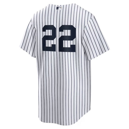 Men's New York Yankees Ben Rice Nike White Home Replica Jersey