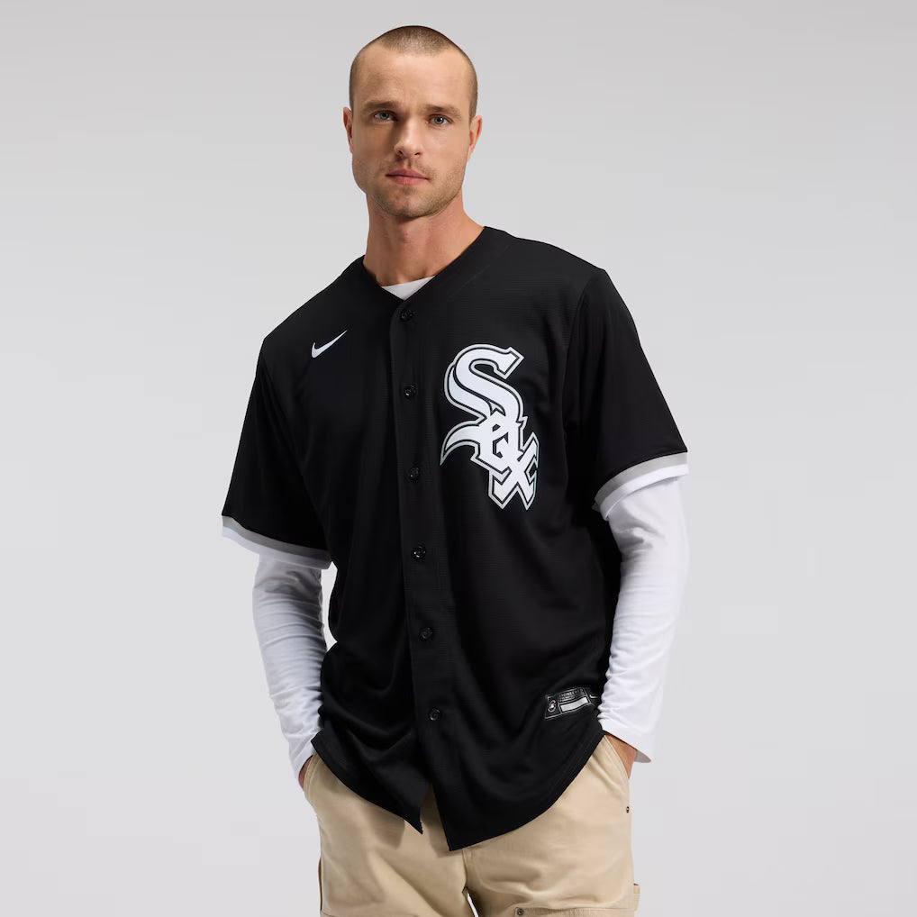 Men's Chicago White Sox Black Alternate Replica Team Jersey