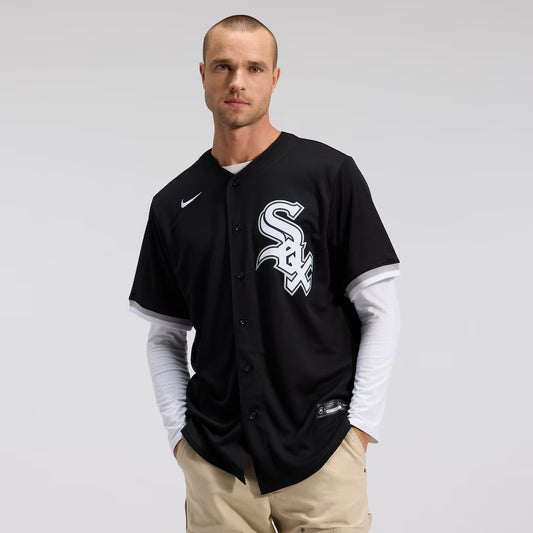 Men's Chicago White Sox Black Alternate Replica Team Jersey