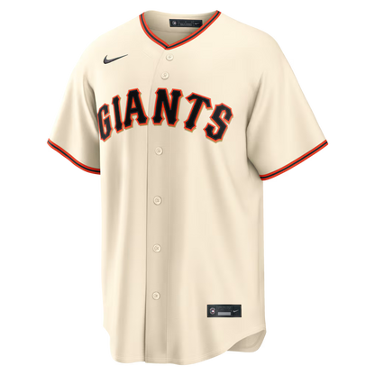 Men's San Francisco Giants Bryce Eldridge Nike Cream Home Replica Jersey