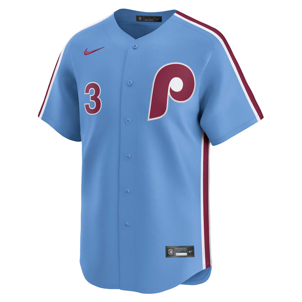 Men's Philadelphia Phillies Bryce Harper Light Blue Alternate Limited Player Jersey