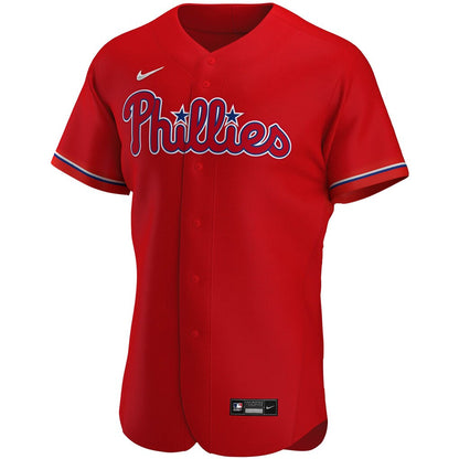 Men's Philadelphia Phillies Bryce Harper Red Alternate Authentic Player Jersey