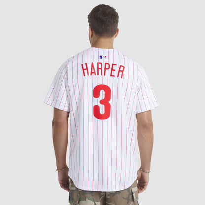 Men's Philadelphia Phillies Bryce Harper White Home Limited Player Jersey