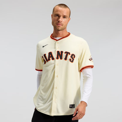 Men's San Francisco Giants Nike Cream Home Limited Jersey