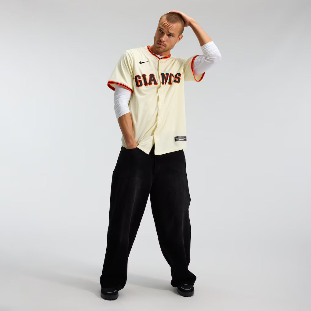 Men's San Francisco Giants Nike Cream Home Limited Jersey