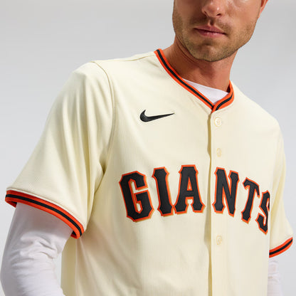 Men's San Francisco Giants Nike Cream Home Limited Jersey