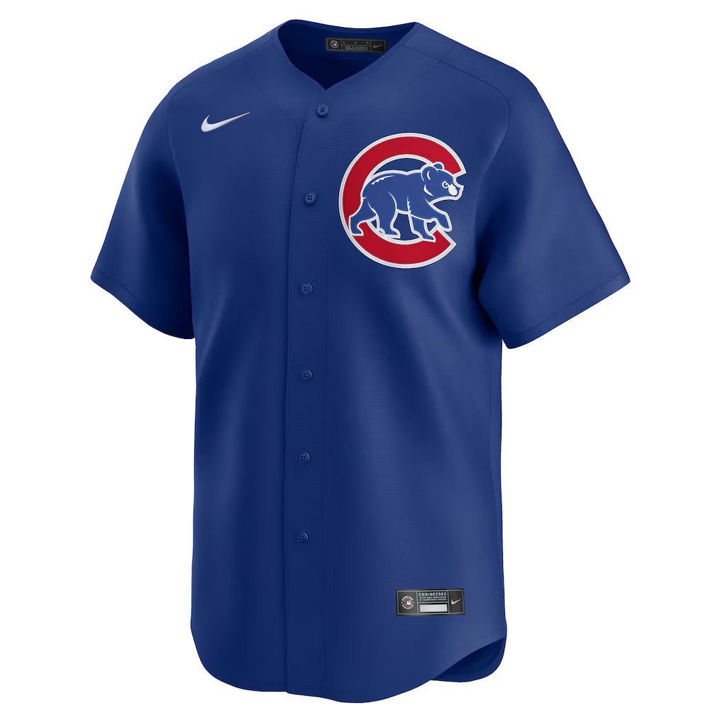 Men's Chicago Cubs Dansby Swanson Royal Alternate Limited Jersey