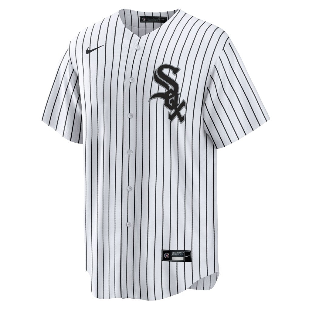 Men's Chicago White Sox Eloy Jimenez White Home Replica Player Name Jersey
