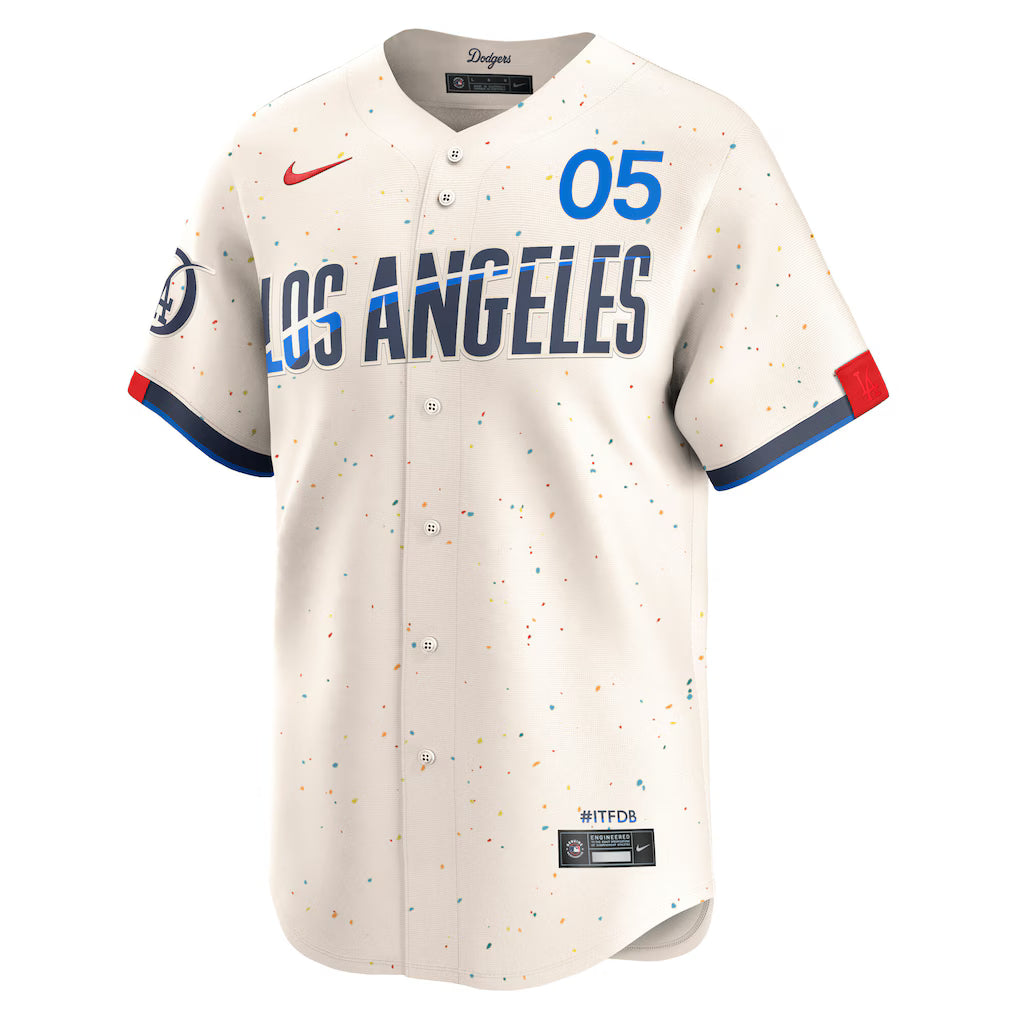 Men's Los Angeles Dodgers Freddie Freeman Cream City Connect Limited Player Jersey