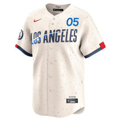 Men's Los Angeles Dodgers Freddie Freeman Cream City Connect Limited Player Jersey