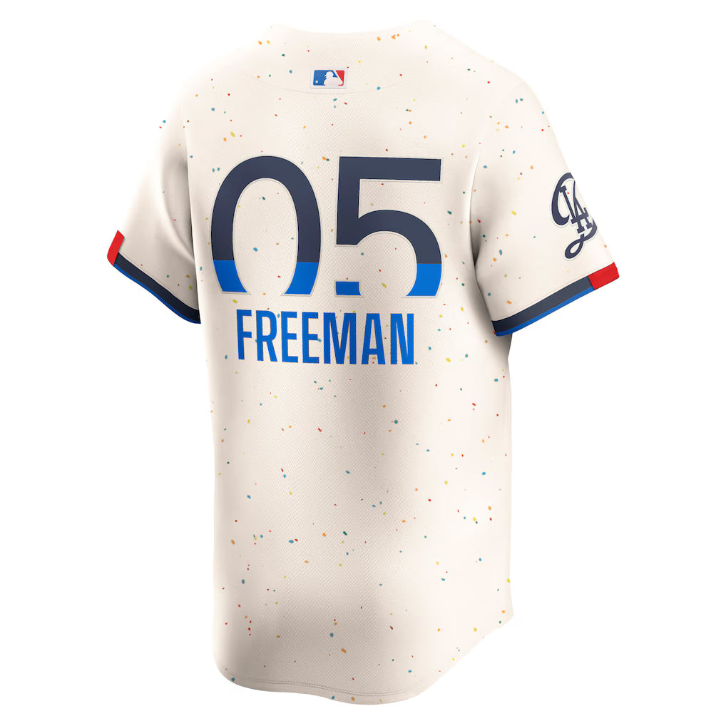 Men's Los Angeles Dodgers Freddie Freeman Cream City Connect Limited Player Jersey