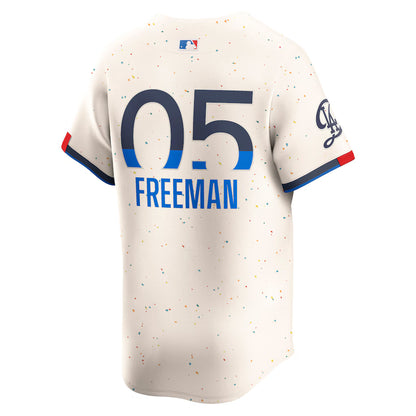 Men's Los Angeles Dodgers Freddie Freeman Cream City Connect Limited Player Jersey