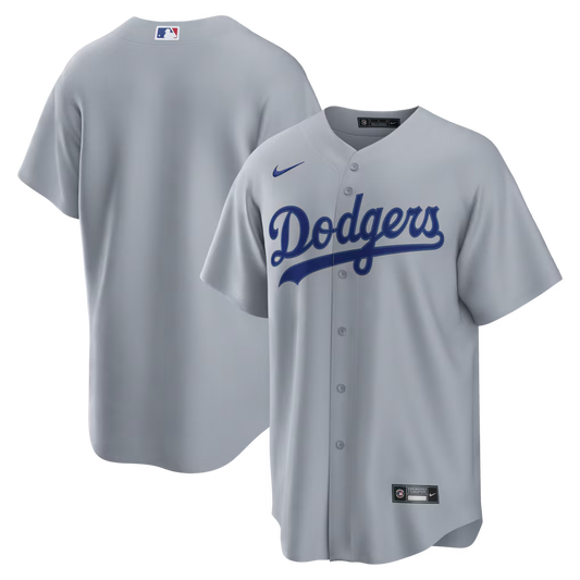 Men's Los Angeles Dodgers Gray Road Replica Jersey
