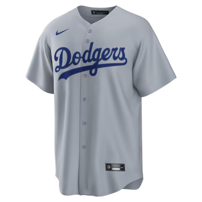 Men's Los Angeles Dodgers Gray Road Replica Jersey