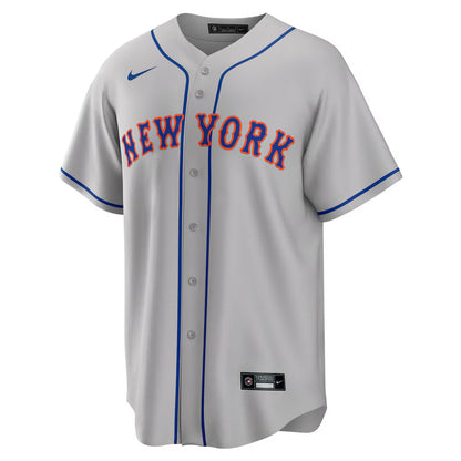 Men's New York Mets Gray Road Replica Team Jersey