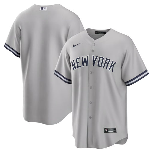 New York Yankees Road Replica Team Jersey - Gray